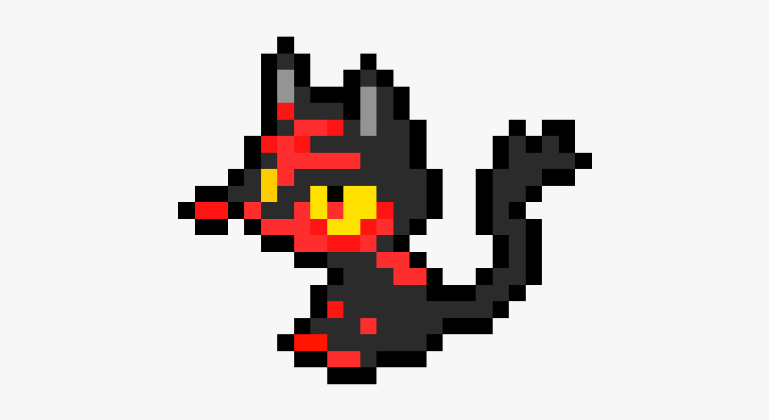 Pixel Art Pokemon Litten, HD Png Download, Free Download