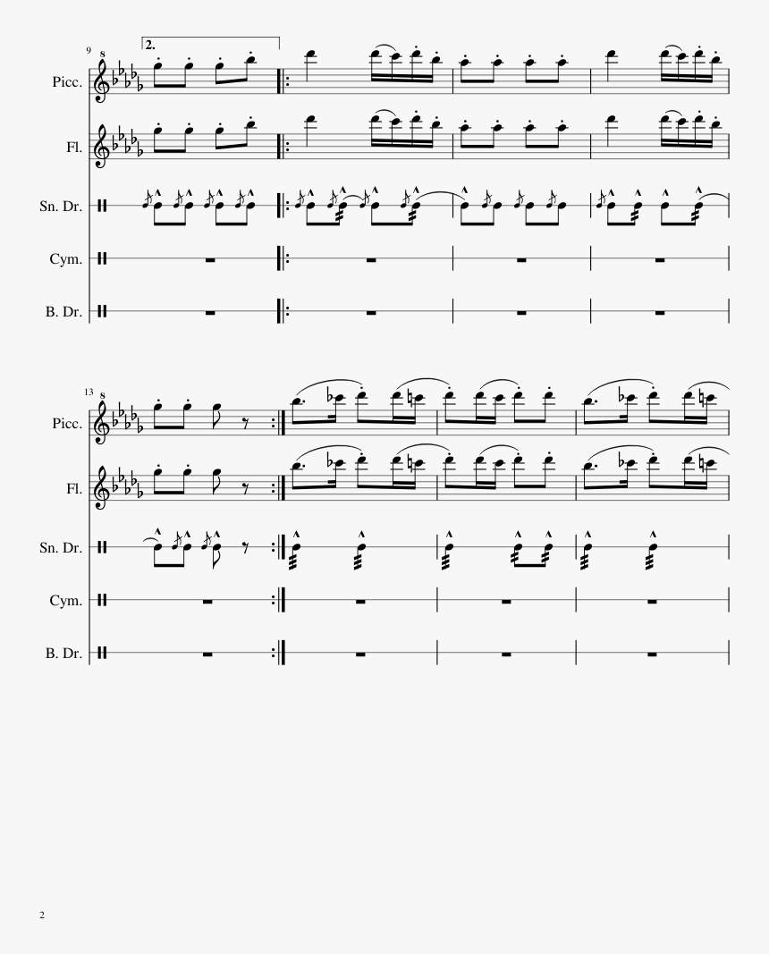 Dakara Hitori Ja Nai Sheet Music, HD Png Download, Free Download