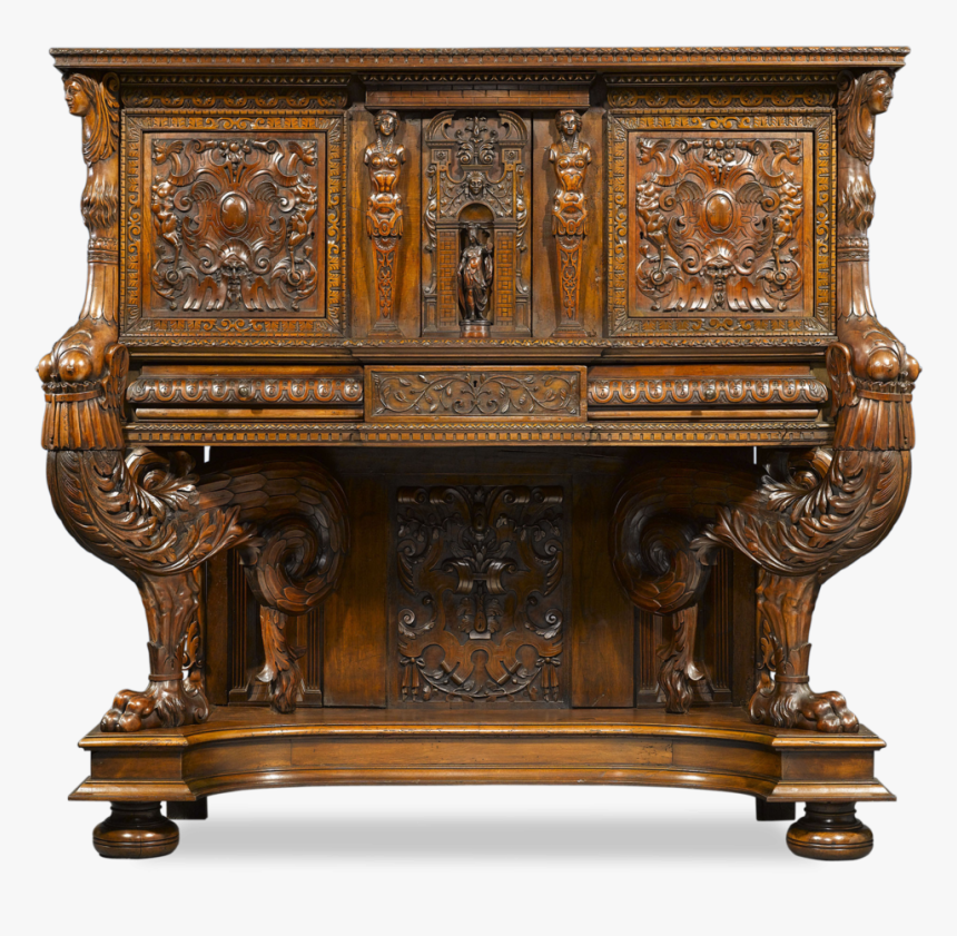 Francis I Renaissance Sideboard - Antique Furniture Png, Transparent Png, Free Download