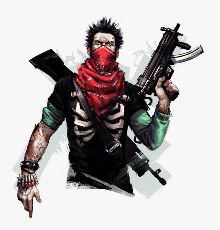 Playstation All Weapon Mercenary Game Points Video - Apb Reloaded Punk, HD Png Download, Free Download