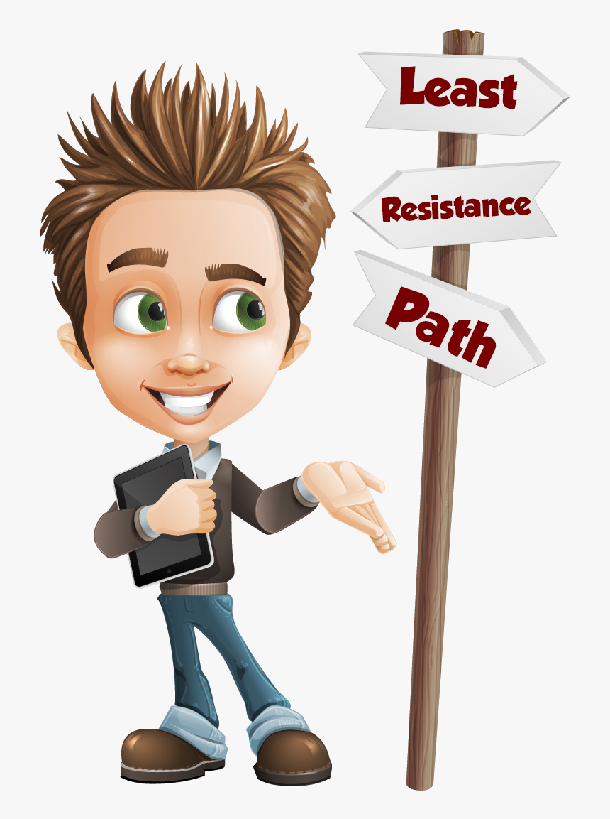 Path Of Least Resistance Plumbing Yard Signs - Animated Character Png, Transparent Png, Free Download