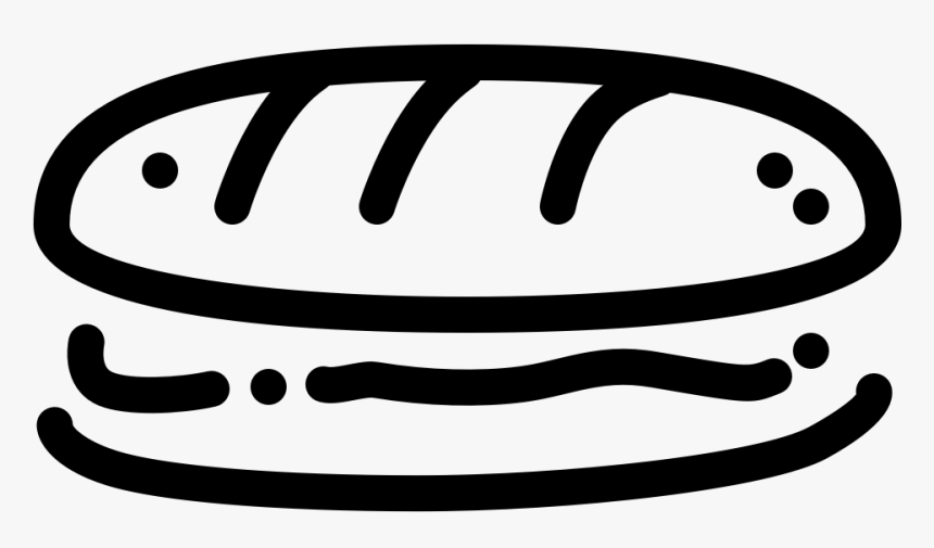 Baguette Food Sandwich Baguette - Baguette Icon Png, Transparent Png, Free Download