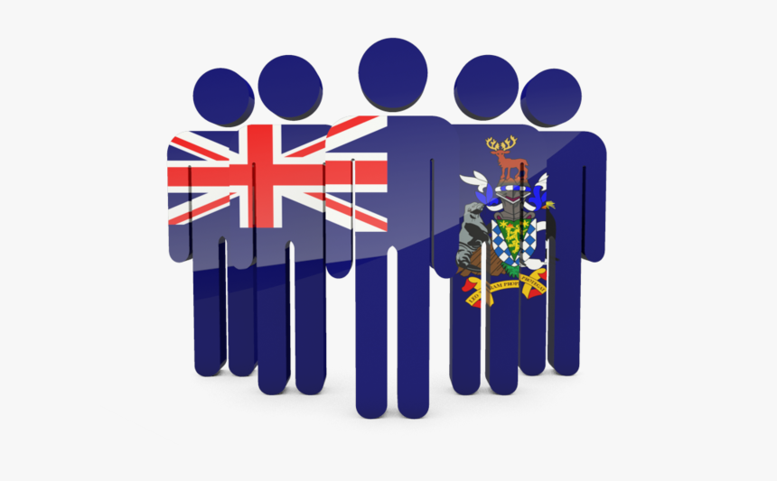 Download Flag Icon Of South Georgia And The South Sandwich - People With Australian Flag, HD Png Download, Free Download