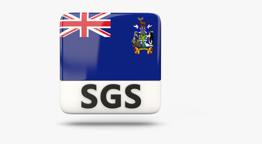 Square Icon With Iso Code - South Georgia And The South Sandwich Islands Flag, HD Png Download, Free Download