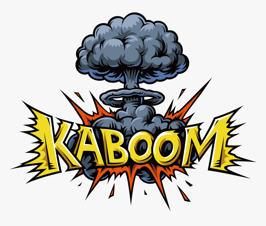 Explosion Clipart Kaboom - Graphic Design, HD Png Download, Free Download