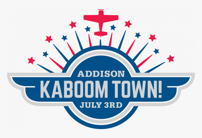 Addison Kaboom Town Logo - Kaboom Town 2017 Addison, HD Png Download, Free Download