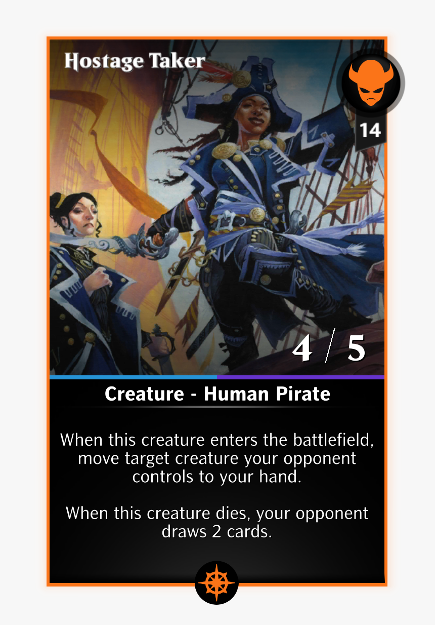 Mtg Hostage Taker Full Art, HD Png Download, Free Download