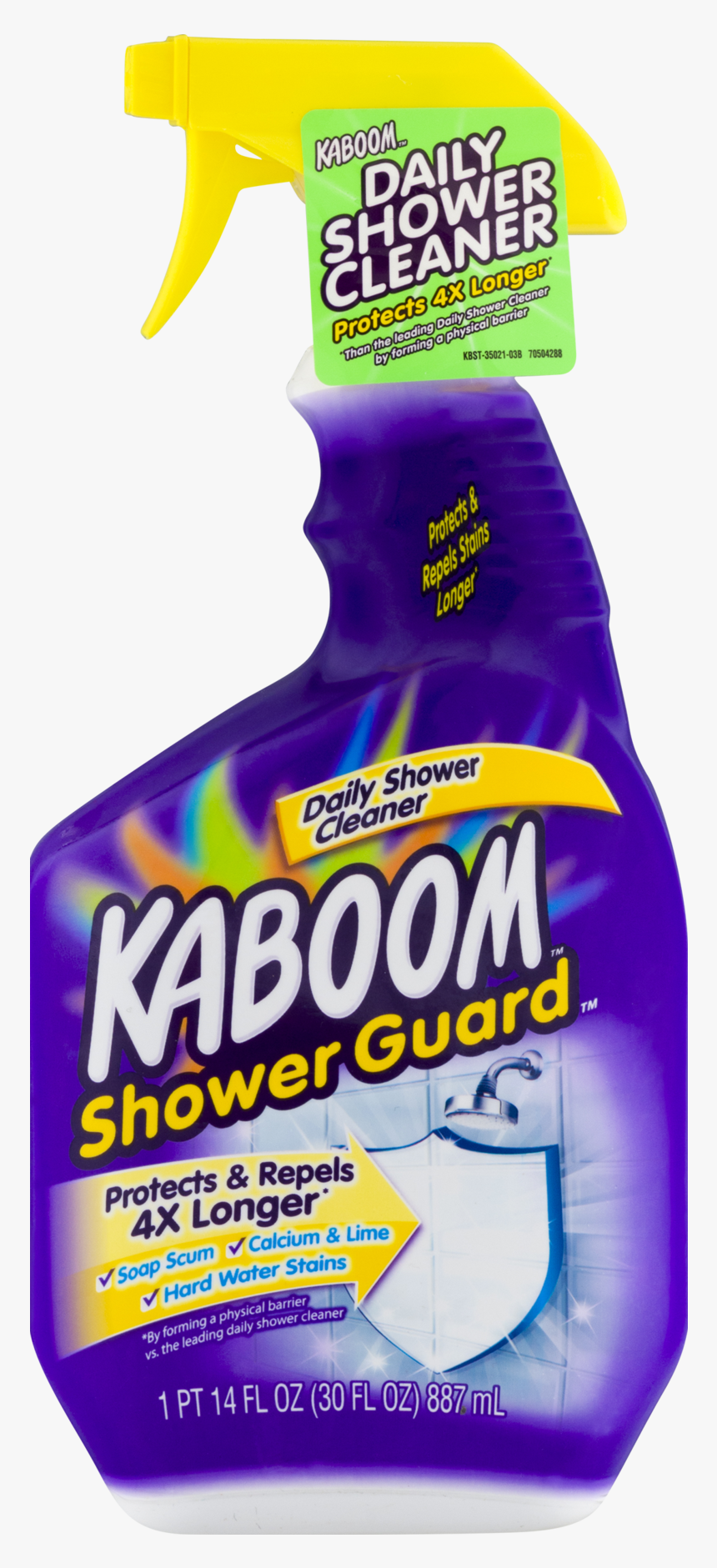Kaboomâ„¢ Shower Guardâ„¢ Daily Shower Cleaner 30 Fl - Kaboom Cleaner, HD Png Download, Free Download