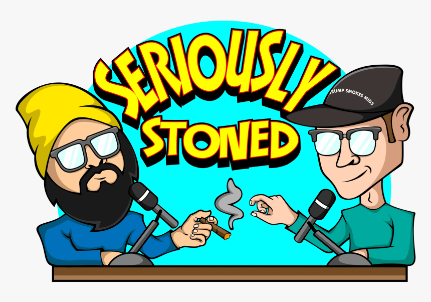Seriously Stoned - Cartoon, HD Png Download, Free Download