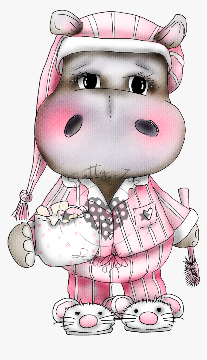 This Is Helga Hippo Bedtime, How Cute Is She, You Can - Helga Hippo, HD Png Download, Free Download