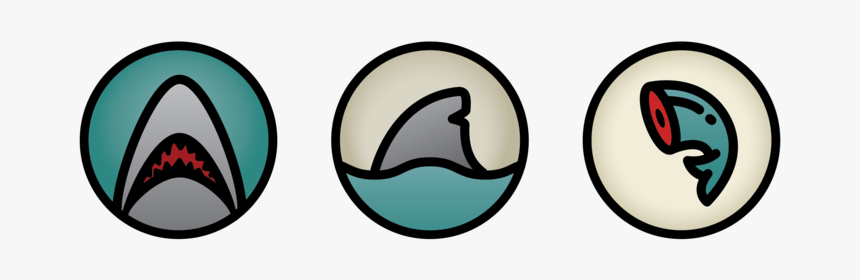 Shark Icons Sharkweek Shark Week Logo Illustration - Circle, HD Png Download, Free Download