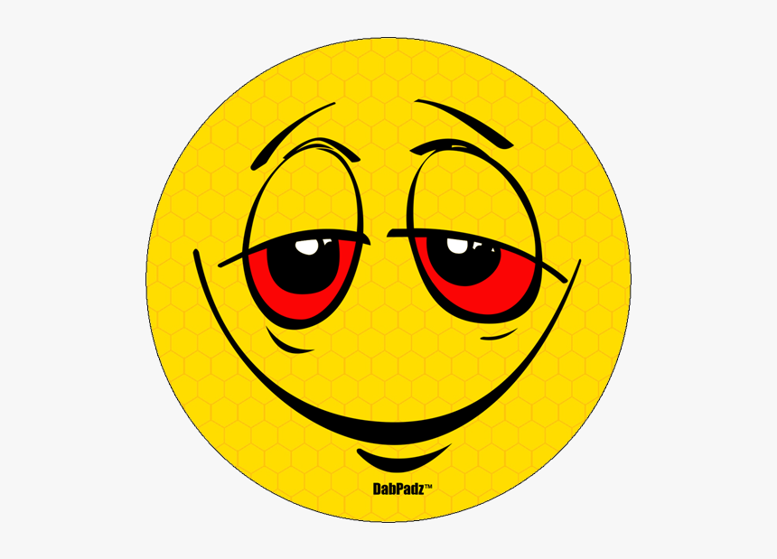 Smiley Face Stoned Dab Pad - Stoned Smiley Face, HD Png Download, Free Download