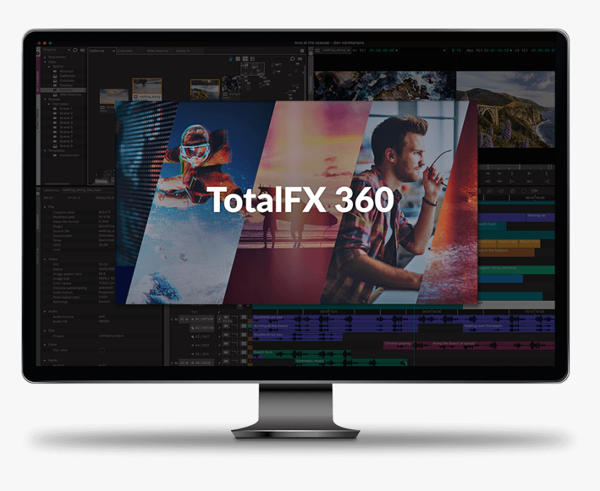 Totalfx360 Monitor - Led-backlit Lcd Display, HD Png Download, Free Download