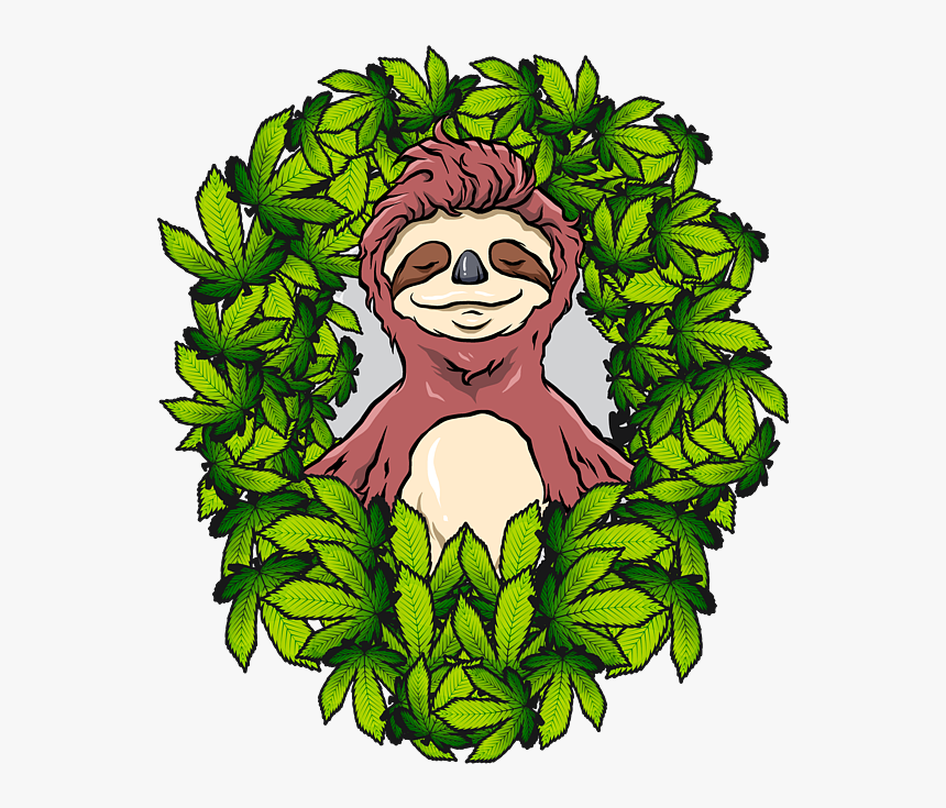 Stoned Sloth Cartoon, HD Png Download, Free Download