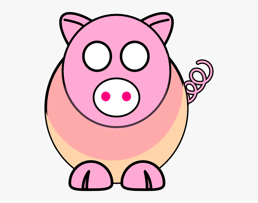 Easy Simple Pig Drawing, HD Png Download, Free Download