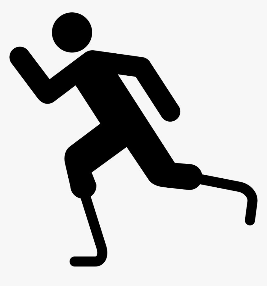 Paralympic Games Runner - Paralympics Png, Transparent Png, Free Download
