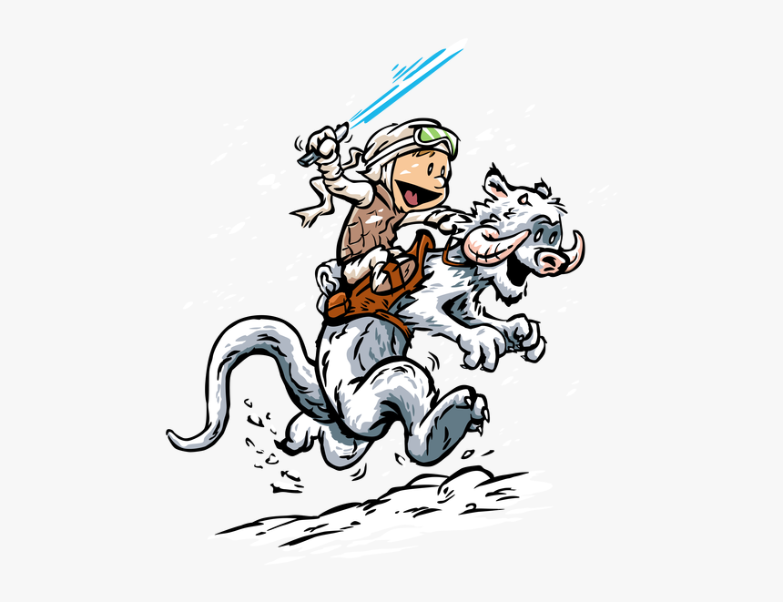 Starwars Calvin And Hobbes, HD Png Download, Free Download