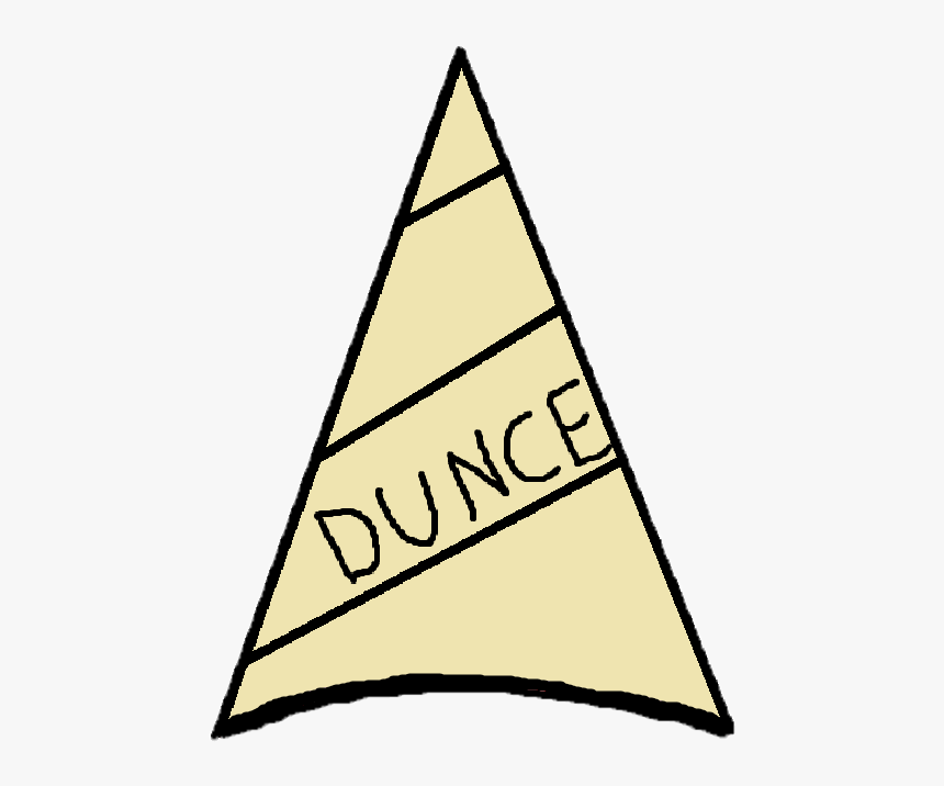 Thumb Image - Transparent Dunce Hat Png, Png Download, Free Download