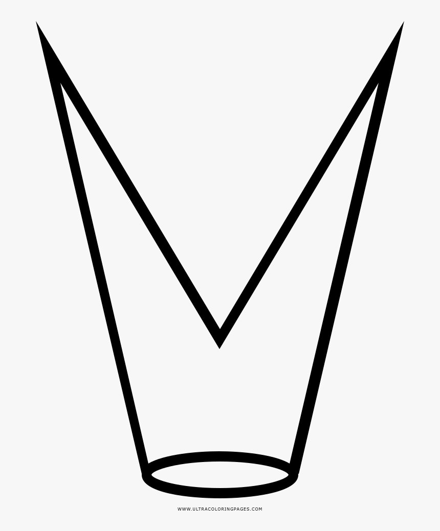 Dunce Cap Coloring Page - Line Art, HD Png Download, Free Download