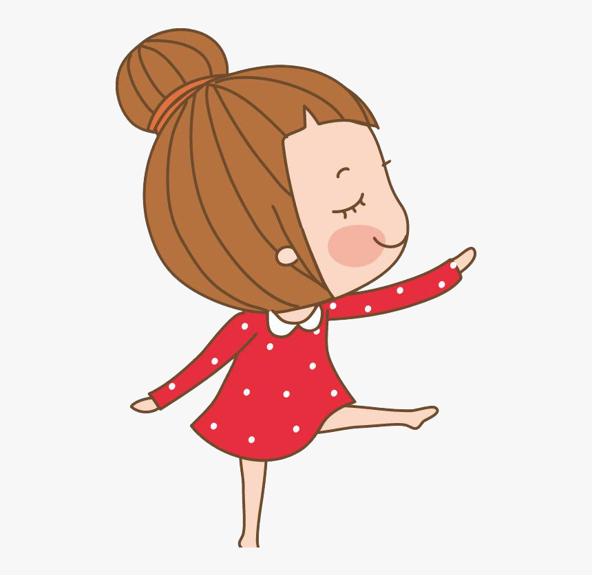 Dance Clip Art Ballet Cartoon Girl - Dance Cartoon Png, Transparent Png, Free Download