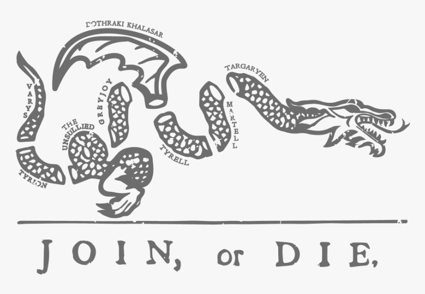 Join Or Die Teefury - Join Or Die, HD Png Download, Free Download