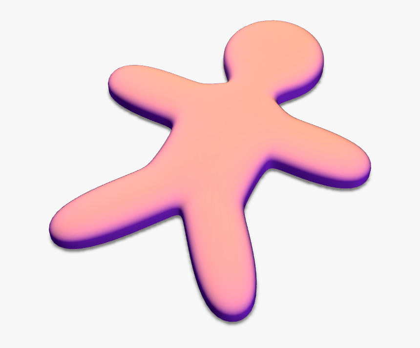 Gingerbread Man Template - Starfish, HD Png Download, Free Download