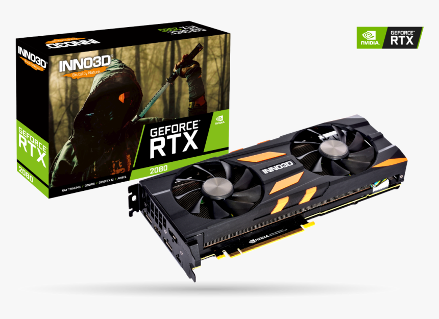 Inno3d Geforce Rtx 2080 X2 Oc, HD Png Download, Free Download