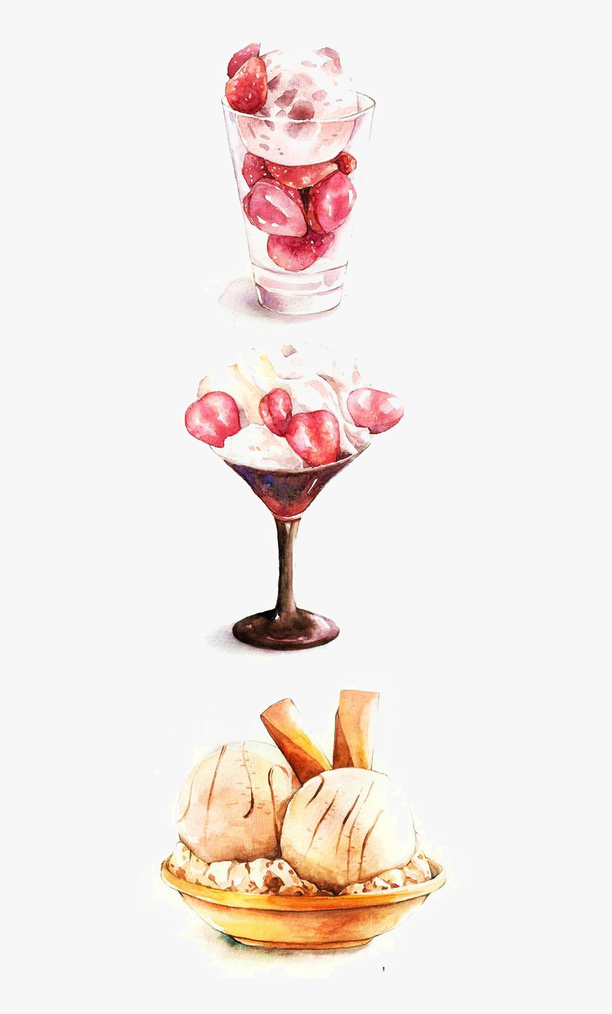 Draw Food Watercolor, HD Png Download, Free Download