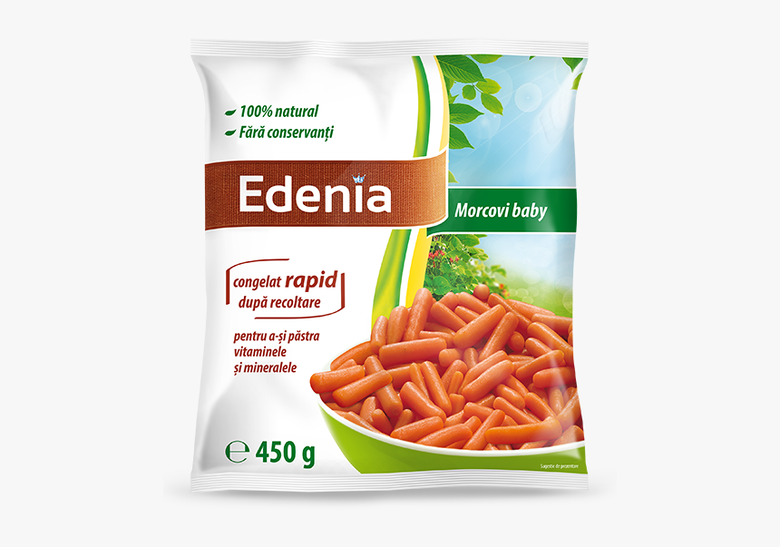 Baby Carrots - Fasole Verde Congelata Edenia, HD Png Download, Free Download