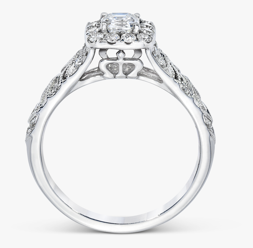 Princess Cut Double Halo Engagement Ring, HD Png Download, Free Download