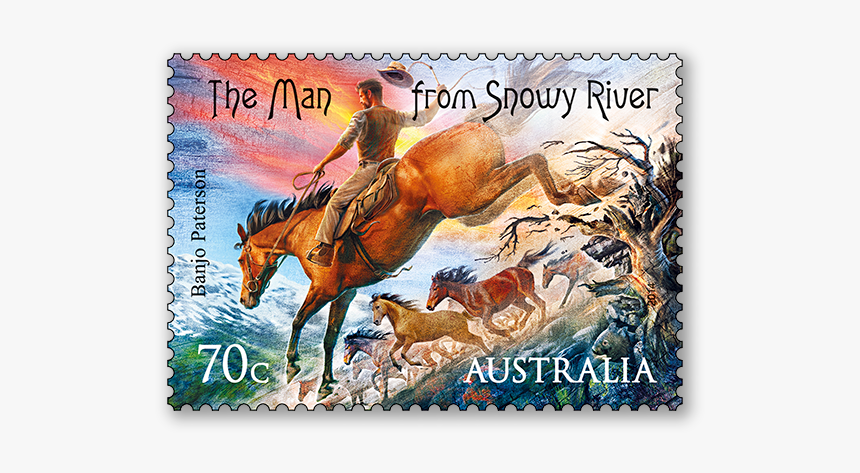 Banjo Paterson Stamp, HD Png Download, Free Download