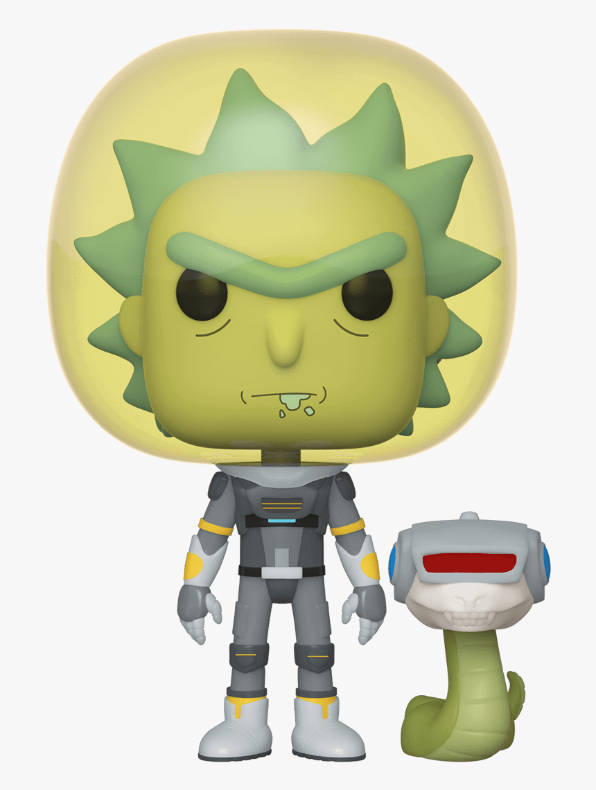 Rick And Morty Space Rick With Snake Pop Vinyl Figure - Funko Rick Y Morty, HD Png Download, Free Download