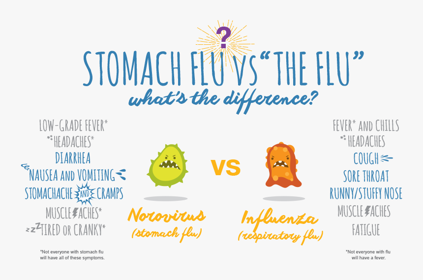 The Difference Between Stomach Flu And - Feels, HD Png Download, Free Download