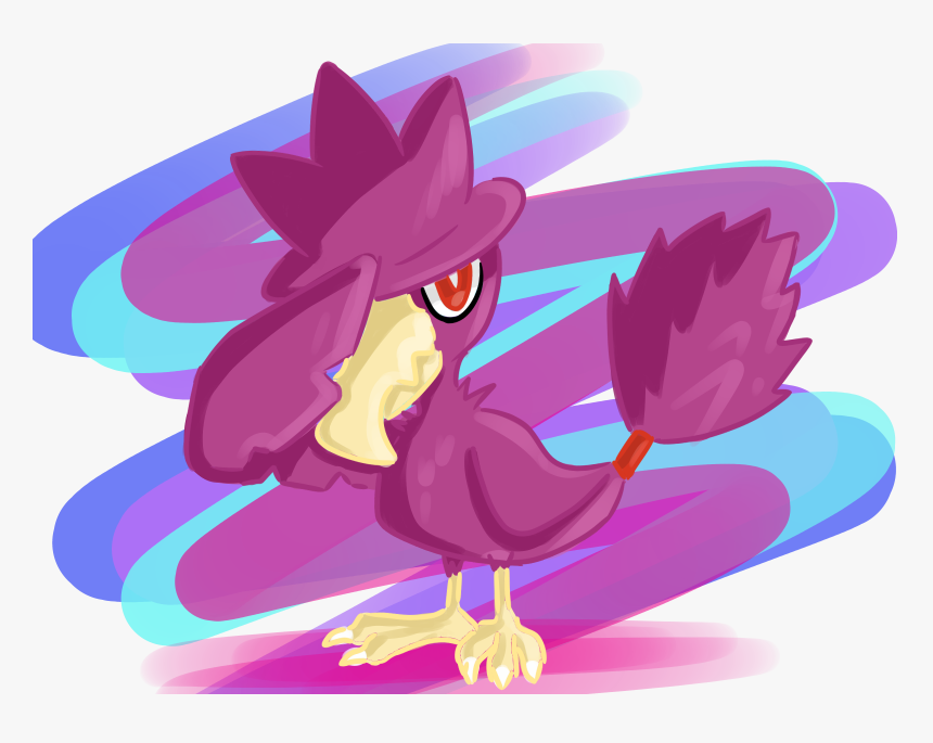 Shiny Murkrow Fanart, HD Png Download - kindpng