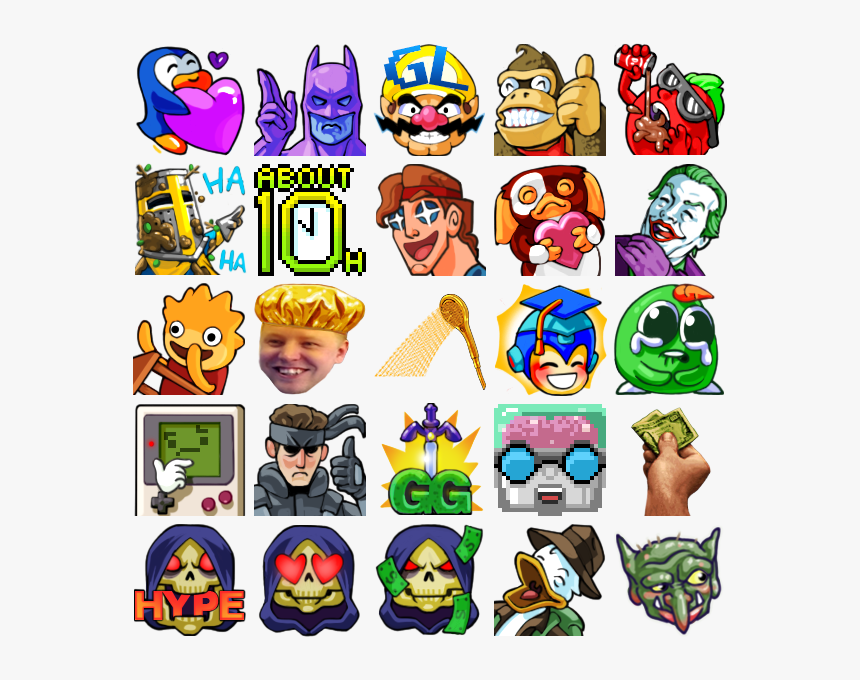 Twitch Emotes Png - Mario Emotes On Twitch, Transparent Png, Free Download