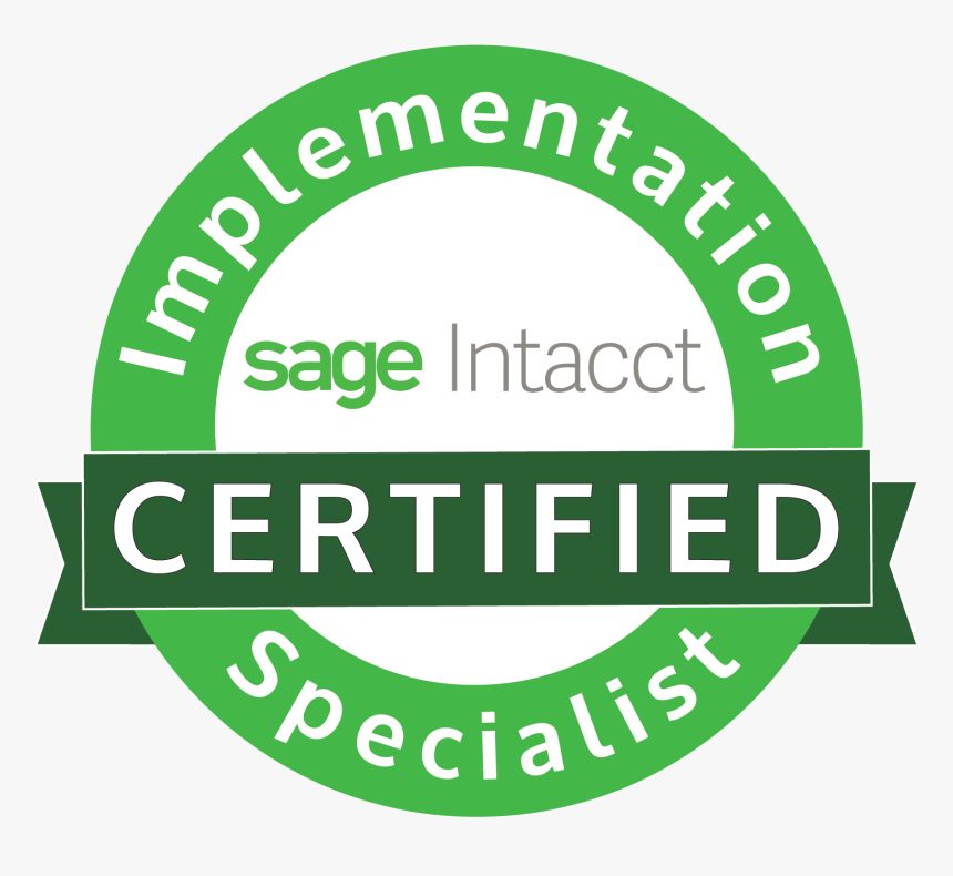 Certified Sage Intacct Implementation Specialist Logo - Sage Group, HD Png Download, Free Download