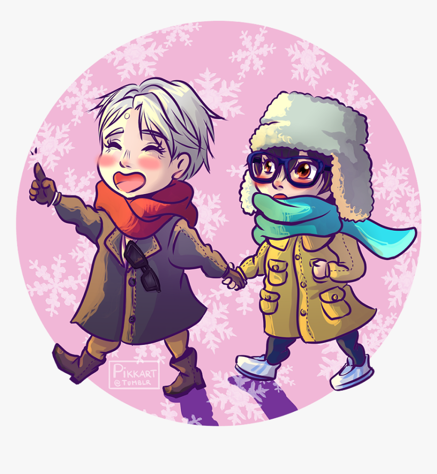 This Is The Cutest Yuri On Ice Viktor Nikiforov Yuuri - Hyanna Natsu Chiye, HD Png Download, Free Download