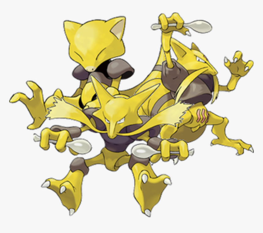 Pokémon Abra, Kadabra, Alakazam Art - Abra Kadabra Alakazam, HD Png Download, Free Download