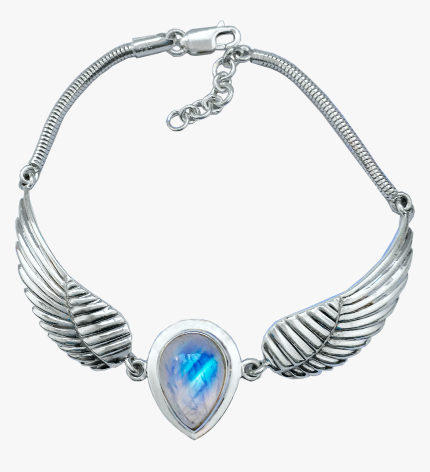 A Stunning Angel Winged Bracelet, Handmade In Sterling - Necklace, HD Png Download, Free Download