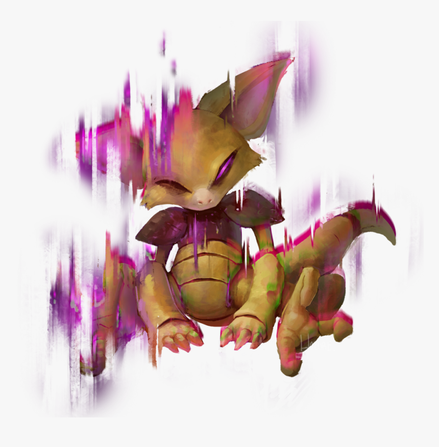 Abra Used Teleport By Hozure Game Art Hq Pokemon Art - Drawing, HD Png Download, Free Download