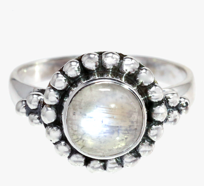 Moonstone Beaded Ring"
 Class= - Engagement Ring, HD Png Download, Free Download