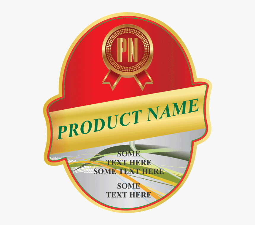 Custom Bottle Labels Printing Services - Label, HD Png Download, Free Download