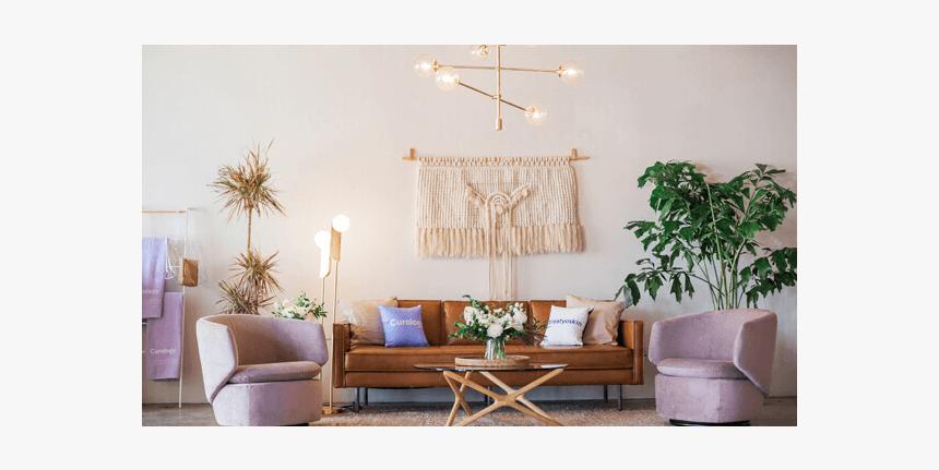 Plants For The Living Room - Sofa Interior Design, HD Png Download, Free Download