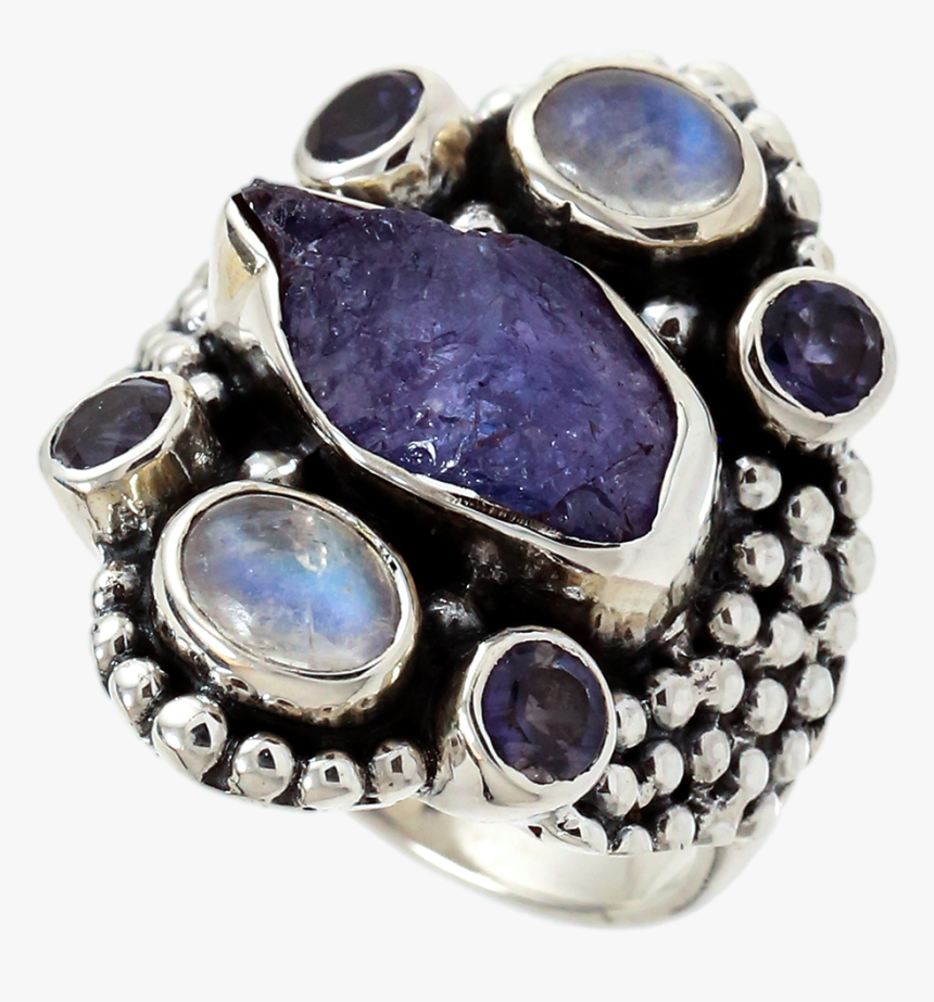 Tanzanite, Moonstone & Lolite Ring **"
 Class= - Crystal, HD Png Download, Free Download