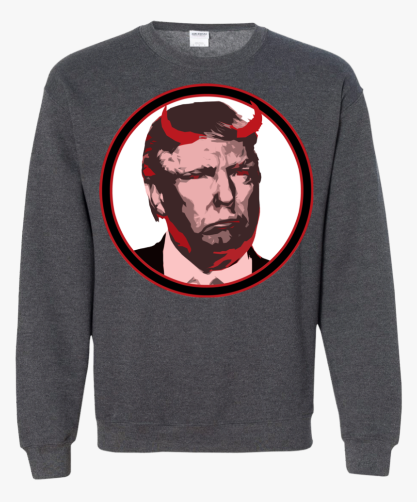 Scary Trump Devil Horns Sweatshirt, HD Png Download, Free Download