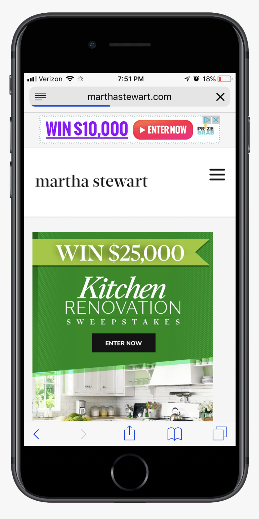 Martha Stewart Sweepstakes - Iphone, HD Png Download, Free Download