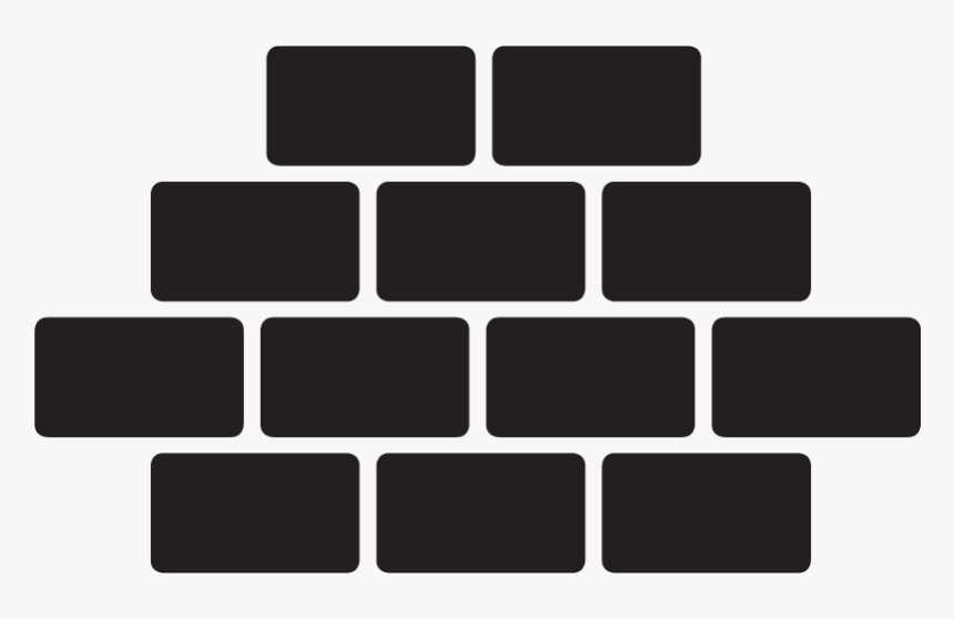 Black And White Brick Png, Transparent Png, Free Download
