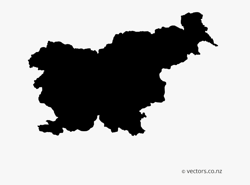 Slovenia Biggest Cities Map, HD Png Download, Free Download