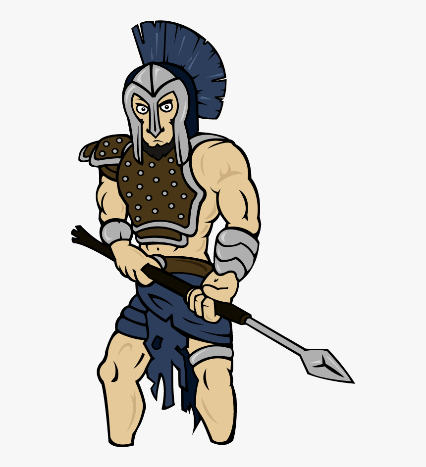 Brutus Of Troy - Troy Soldier Cartoon Png, Transparent Png, Free Download