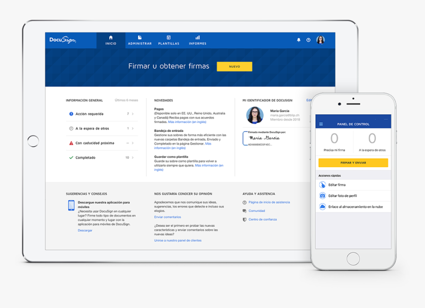 Docusign Es Un Producto Para El Escritorio Y También - Docusign, HD Png Download, Free Download